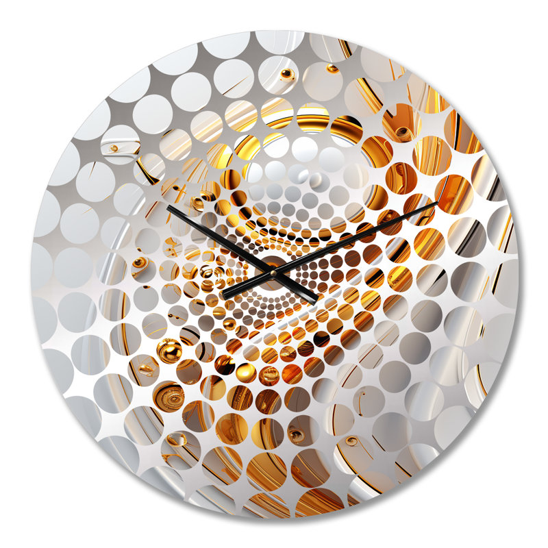 Lizuca - Horloge murale formes abstraites, Médium