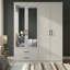 Millbury 4 Door 2 Drawer Wardrobe with Mirror-122739252