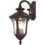 Lanterne murale d'extérieur 3 lumières avec abat-jour en verre transparent-101230967-101230968