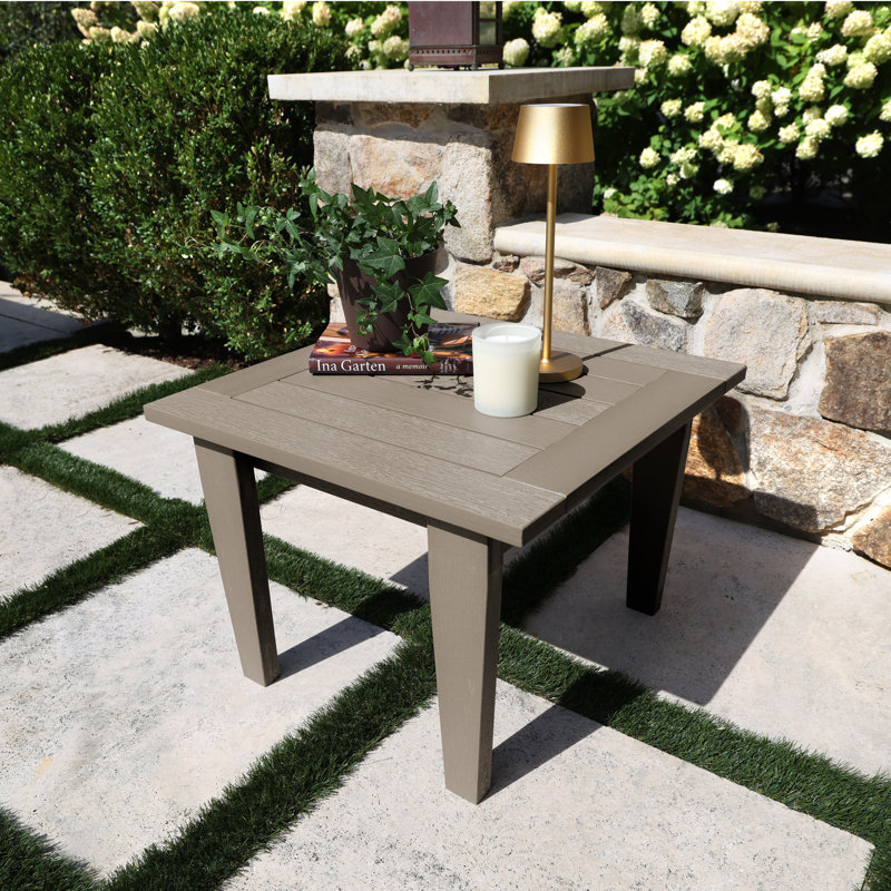 Lehigh Outdoor Side Table, Woodland Brown