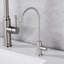 Robinet de cuisine en acier inoxydable sans plomb Sumerain, nickel brossé-120108147