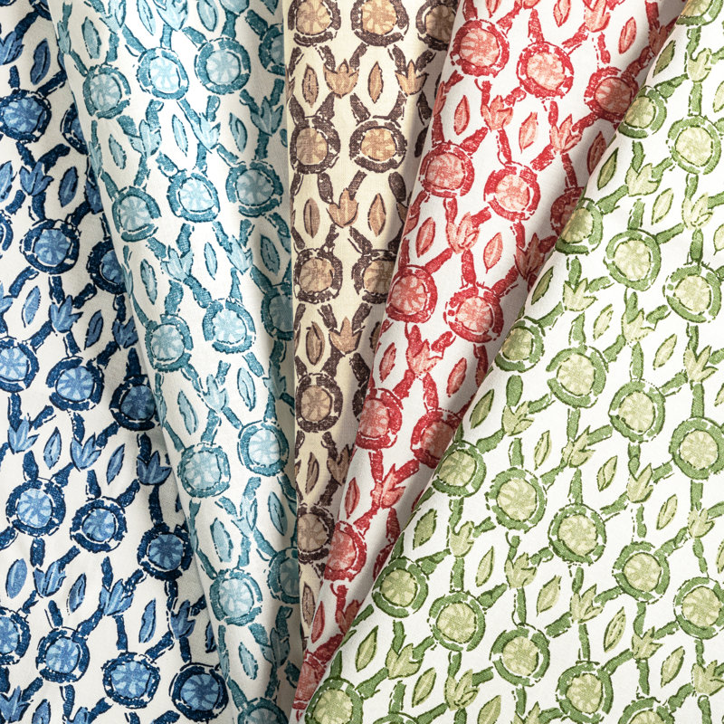 Manoir Galon 100% Cotton Performance Fabric, Blue