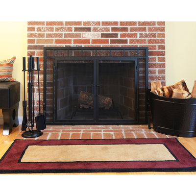 Alashia Iron Fireplace Screen