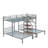 Wharton Kids Twin Over Twin Over Twin Bunk Bed-1101043235