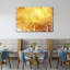 Golden Tree Rings sur toile-821736874