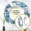 Great Wave Inspiration II - Grand miroir rond nautique et de plage-97183603