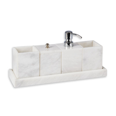 Atticus Bath Set in White