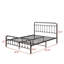 Structure de lit moderne en acier-89150869