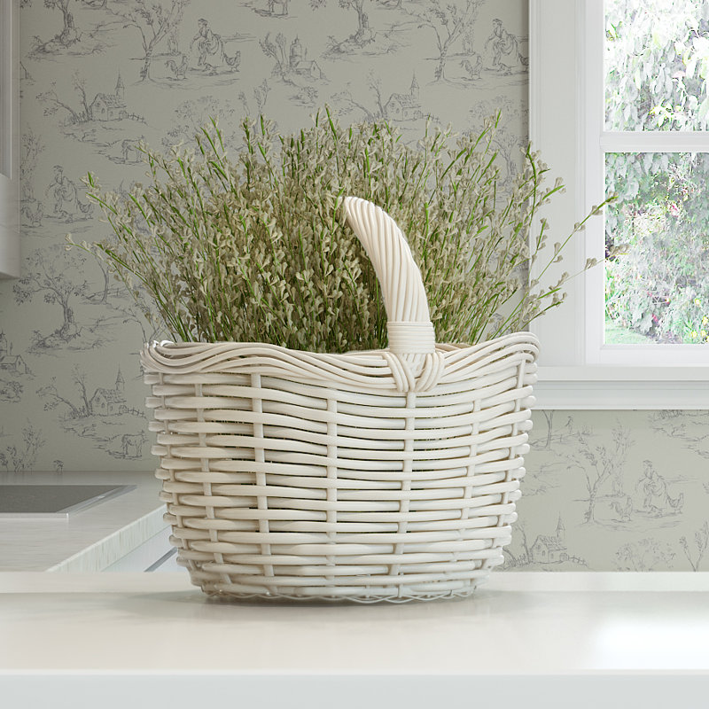 Toucoing Wicker Small Shopper Basket