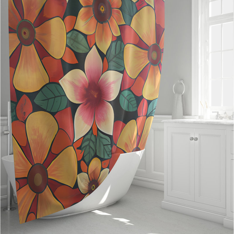Rideau de douche Thonotosassa, H 72 po x l 70 po