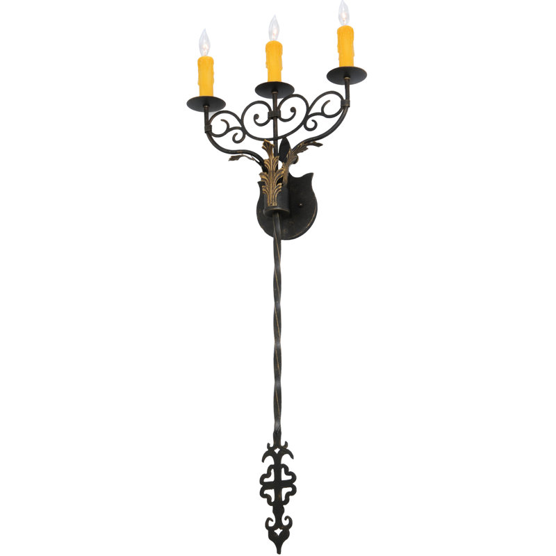 Merano 3 - Light Candle Wall Light