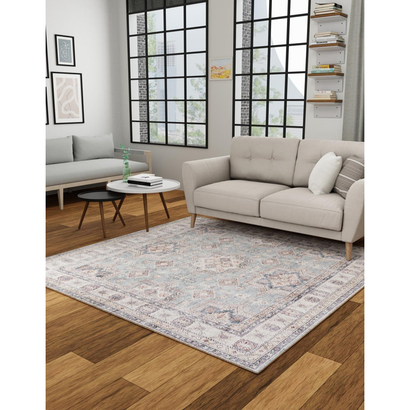 Tapis vert doux Aucun, Carré 7 pi 10 po