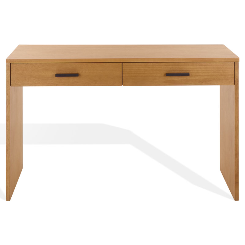 Barris Jessey 2 Drawer Wood Desk, Natural