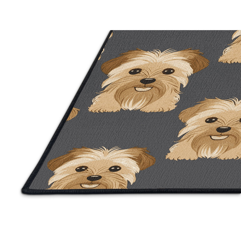 Tapis lavable pour chien terrier tibétain, Tapis de couloir 2 pi x 4 pi