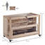 Wooden Hamster Cage 3-Tier Roden Small Animals Hutch 99 x 50 x 69 cm