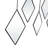 Limaville Solid Wood Geometric Wall Mirror