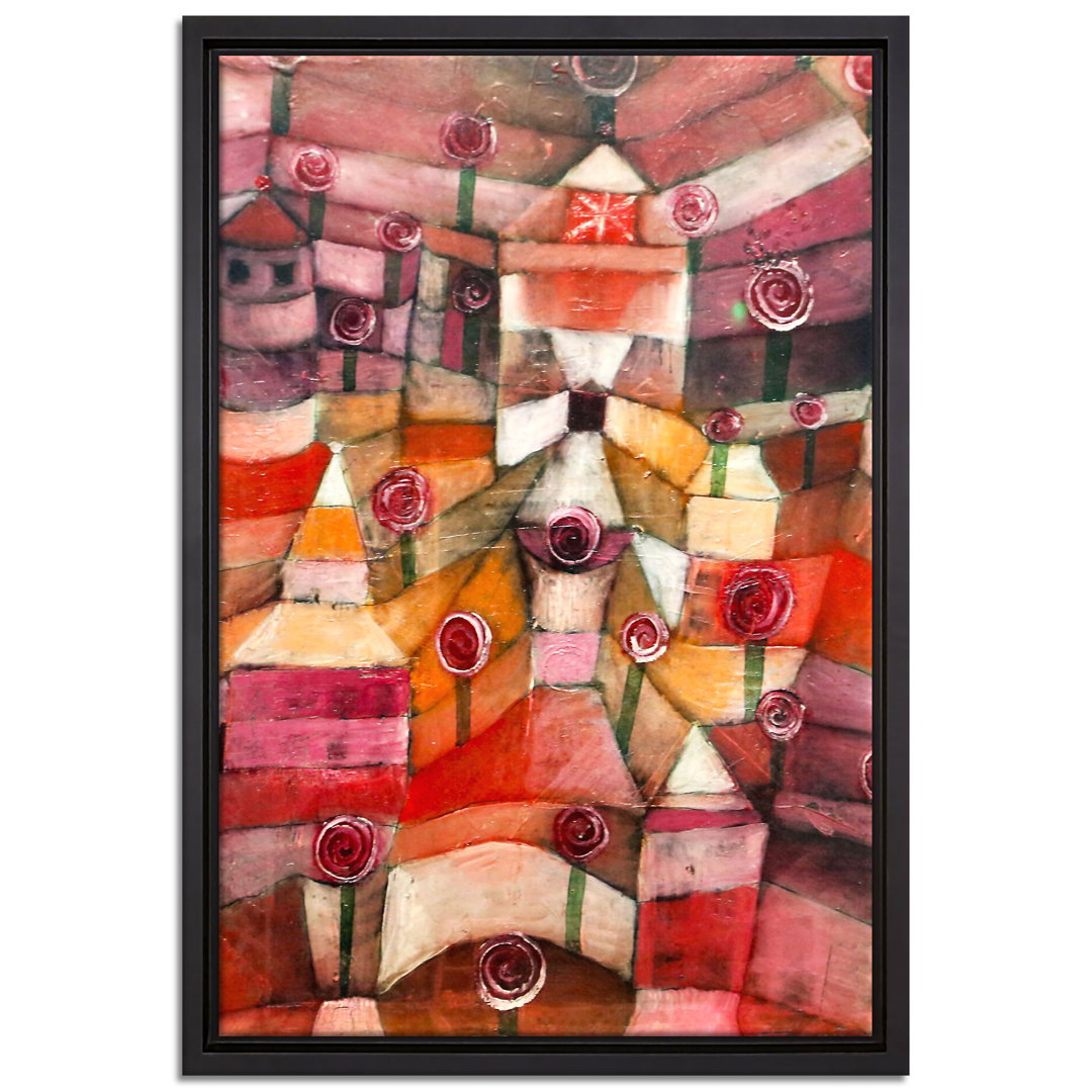 Gerahmtes Leinwandbild "Rose Garden" von Paul Klee