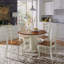 Wisser Oak and Rubbed Off-White 5-Piece Dining Set