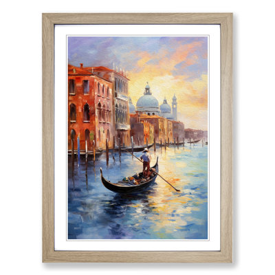 Venice Impressionism Art - Framed Print