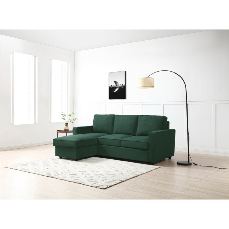 Althoff 3 Seater Sofa Bed, Green