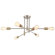 Eiren 6-Light 27.56'' Dimmable Sputnik Chandelier Modern Linear Semi Flush Mount Ceiling Light