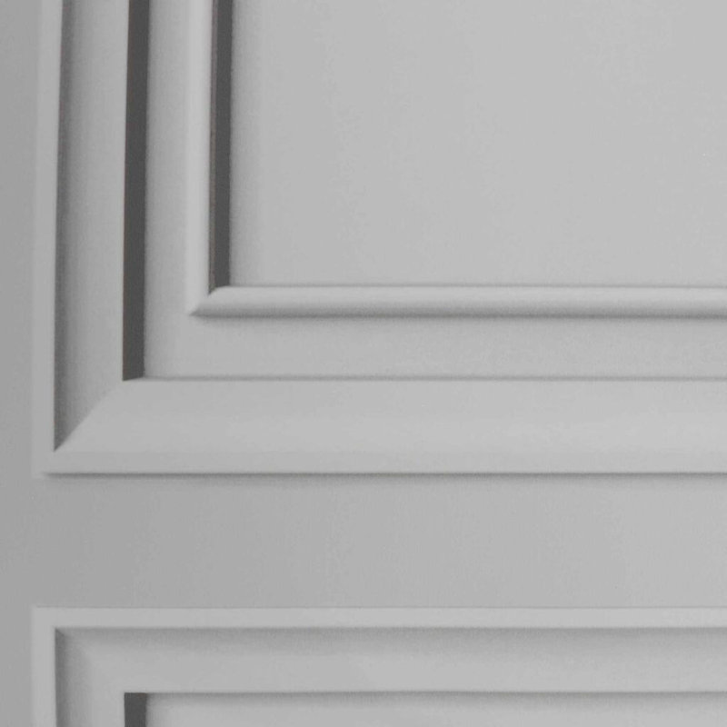 Fresco Wood Panelling Wallpaper, Grey