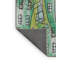 Tapis brun/vert à motifs-1867740598
