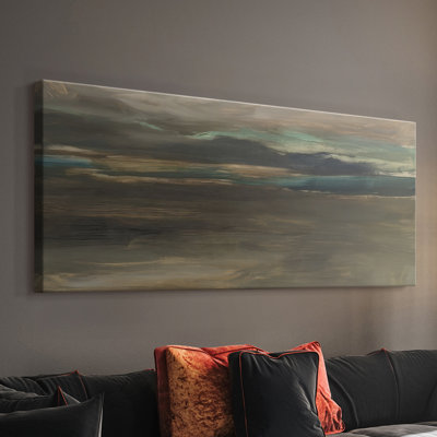 Muted Lake View I- Gallery Wrapped Canvas -Ready to Hang