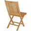 Chaise de patio pliante en teck Coster