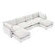 137.8” W Oversized 6-Seater Modular Sofa,U Shape