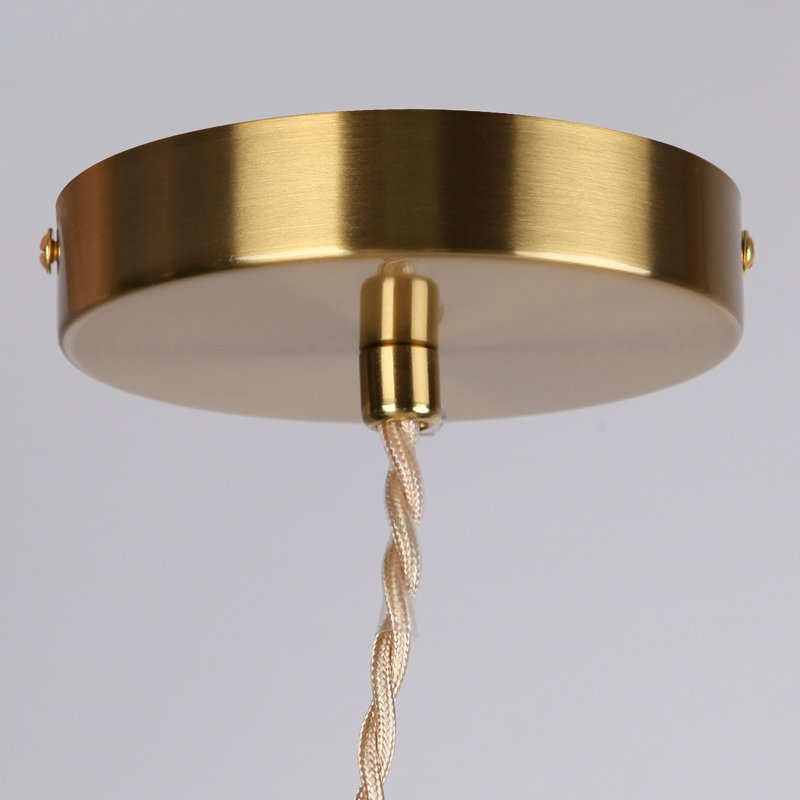 Elegant Amber Glass Cute Mini Pendant Light For Dining Room Kitchen Island Adjustable Hanging Light Fixture for bedroom living room