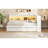 Wood Daybed With Storage Shelves, USB, LED, And 2 Drawers-853000235