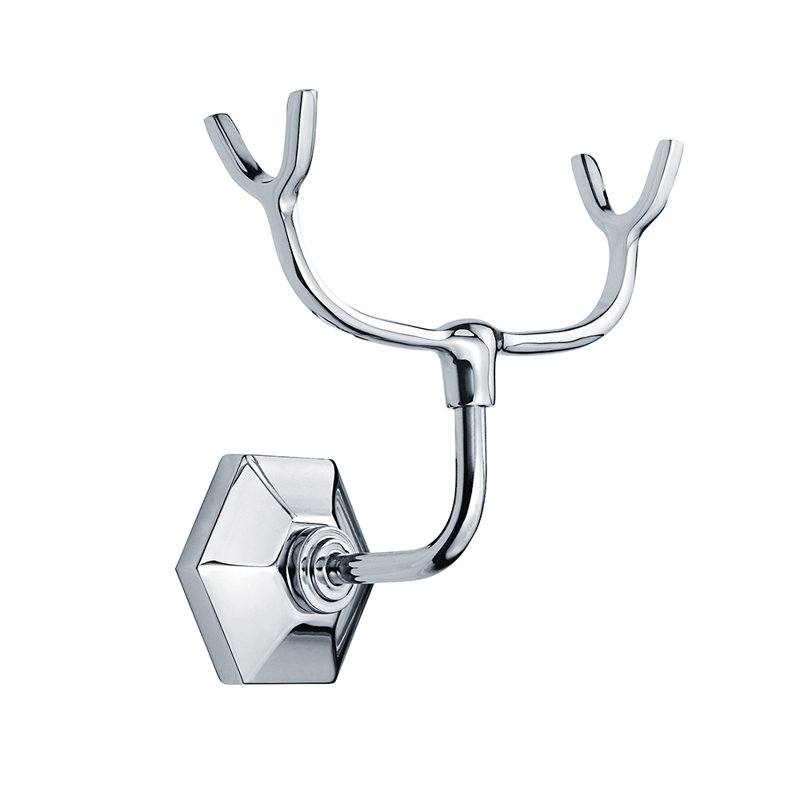 Mackintosh Wall Mount Hand Shower Cradle, Silver Nickel