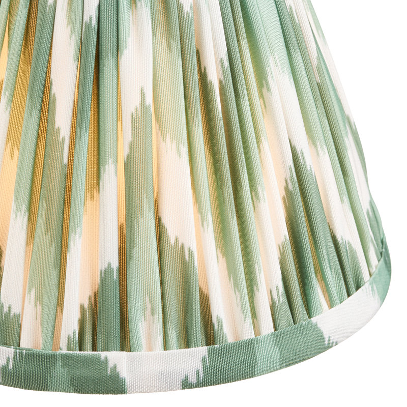 Zigzag 16cm Lamp Shade, Green