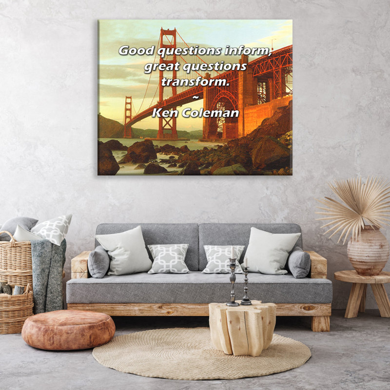 «Artsy Quote» par Ken Coleman, toile tendue avec châssis