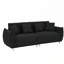 Canapé Teddy en molleton compact avec quatre coussins décoratifs pour une assise confortable-989866936