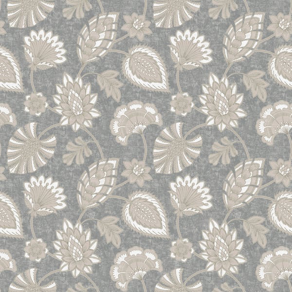 Elegance 10m x 53cm Wallpaper Roll, Grey