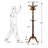 Deionta Solid Wood Freestanding 8 - Hook Coat Rack
