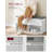 Shoe Storage, 2 Open and 1 Hidden Compartments