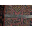 Tapis oriental à teinture végétale antique pré-1900 4 x 5