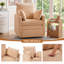 Fauteuil inclinable manuel pivotant de 34,3 po-1485005376