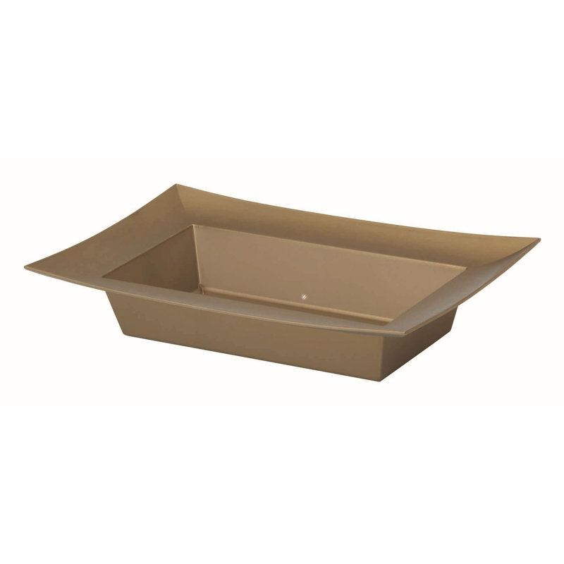 Bol décoratif en plastique Kayro, Doré