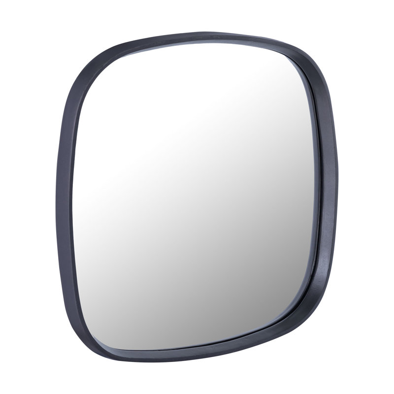 Erionne Aluminum Hanging Mirror, Antique Nickel