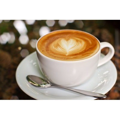 Cappuccino Or Latte Coffee - Wrapped Canvas Print