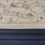 Ensemble d'édredon brodé 7 pièces bleu marine-127671392-127671394