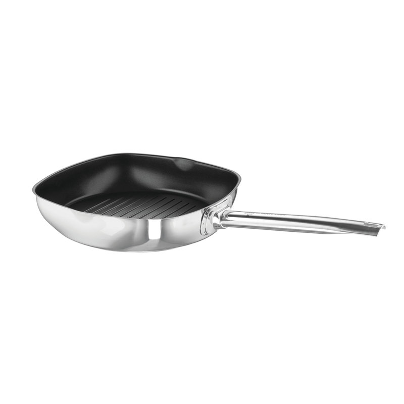 Fabiano 30cm Stainless Steel Grill Pan, 45.5cm L x 30cm W