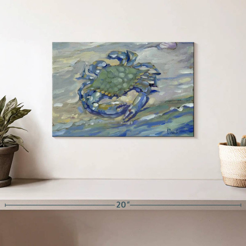 Brampt East Point Crab, 8" H x 12" W