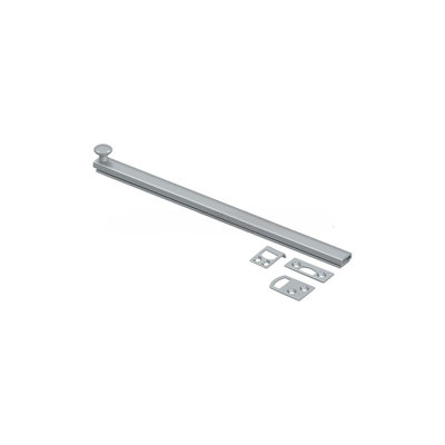 Deltana 12SBCS15 12" Surface Bolt, Concealed Screw, HD in Brushed Nickel