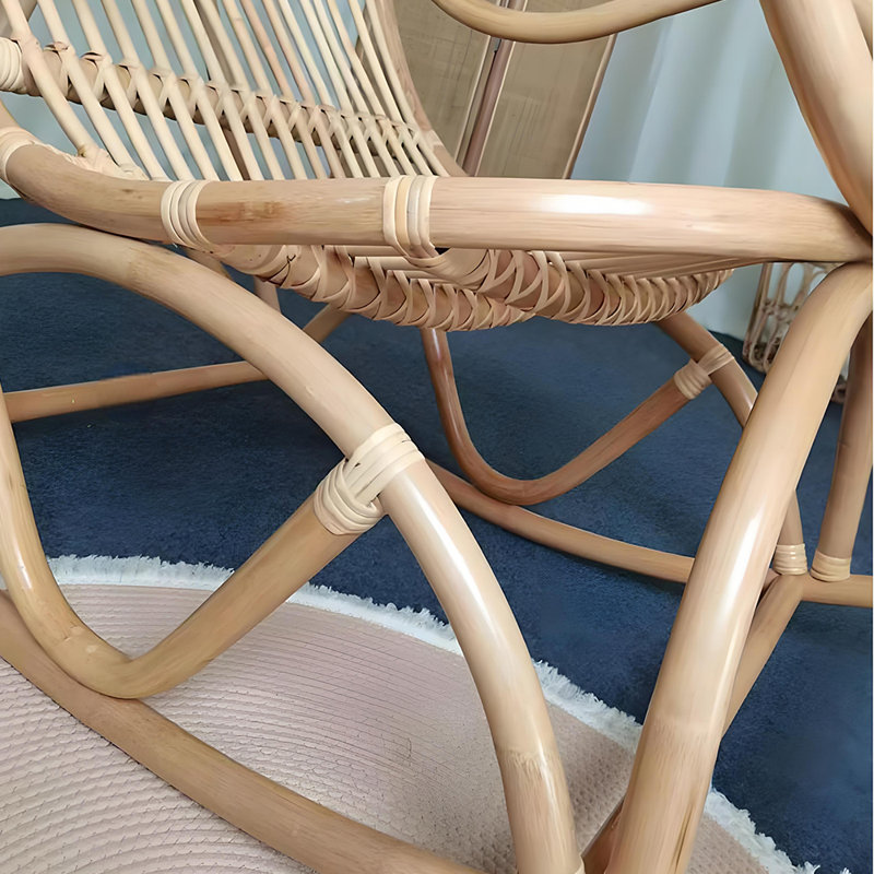 Chaise berçante en rotin Cool