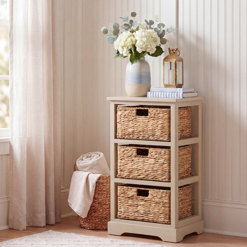 Painswick 3 - Drawer End Table with Storage, Sand